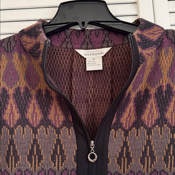 Multicolor Geometric Pattern Jacket - Picture 2 of 2